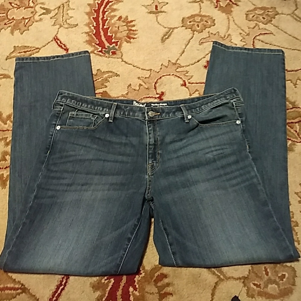 Plus Size Mossimo Mid Rise Straight Jeans NWOT